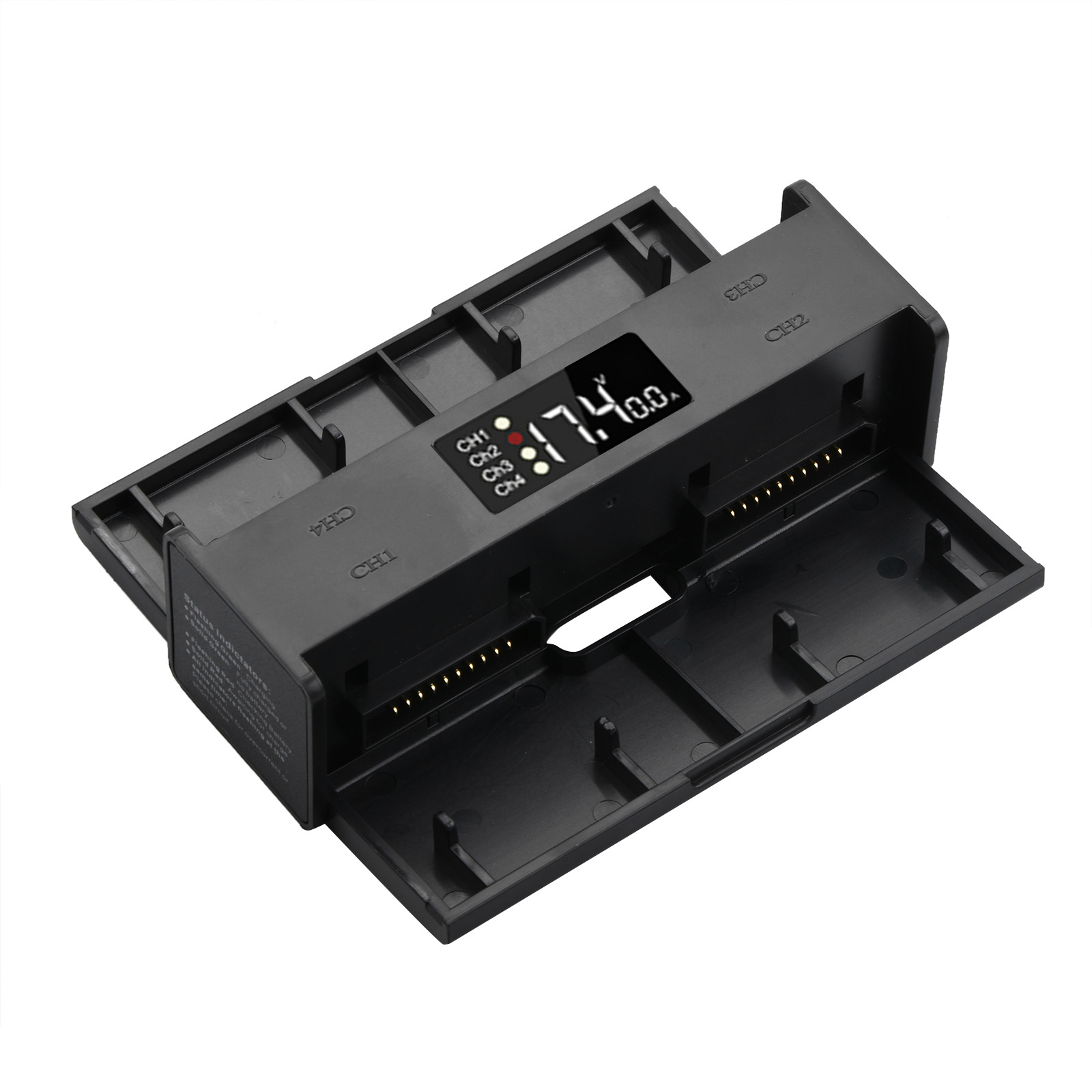 Drone Charging Hub - Mini portátil 4 em 1 display