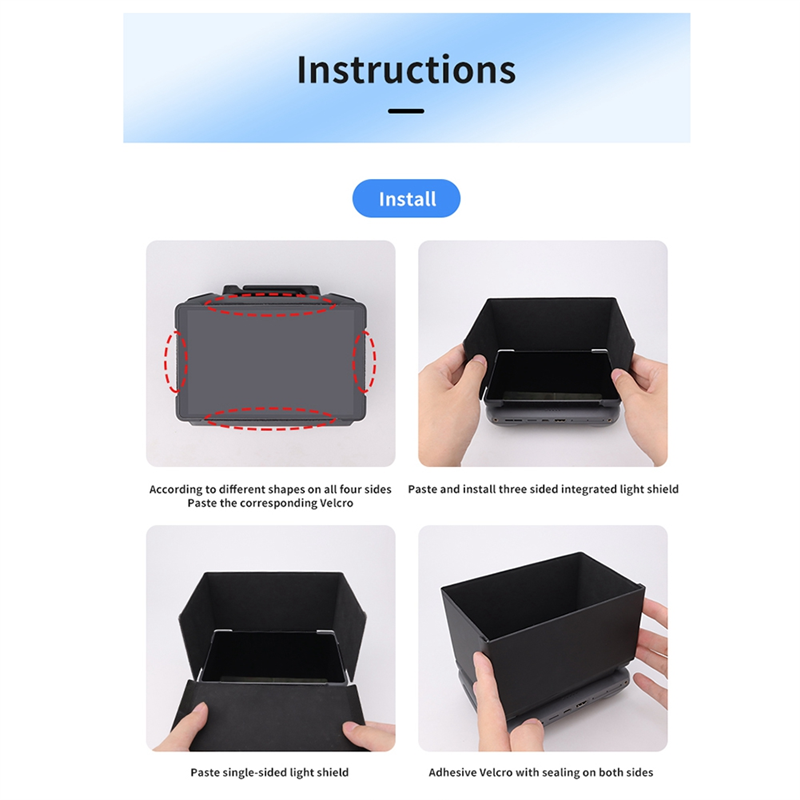 Cjsd-para dji mavic 4 pro sun  - Drone Controller Hood avaliação e preço