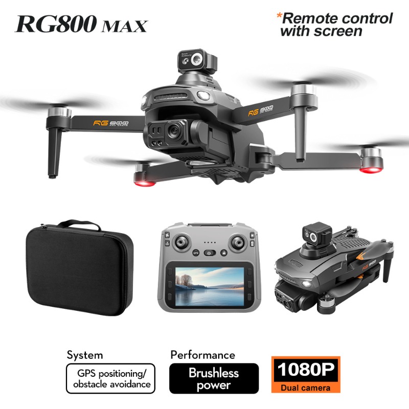 Novo drone rg800 max 1080p câm - Drone Controller Screen avaliação e preço