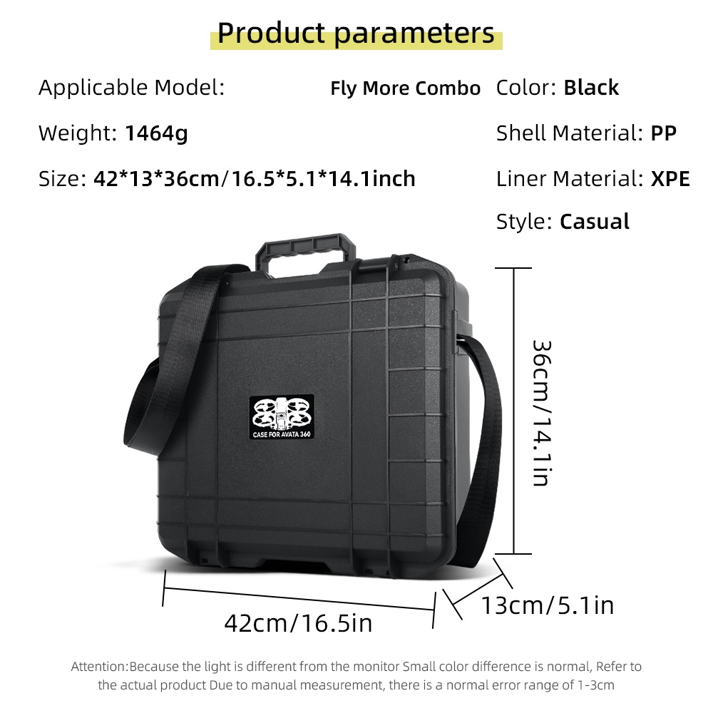 Caixa de Armazenamento à Prova - Drone Hard Shell Case avaliação e preço